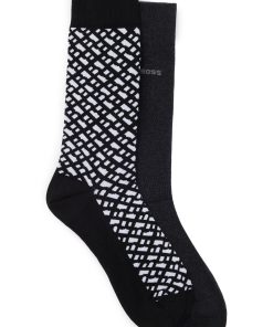 Hugo Boss-Two-pack of regular-length socks-boss store near me