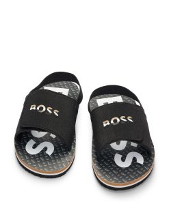 Hugo Boss-Kids’ slides with ankle strap and branding-hugo by hugo boss 2