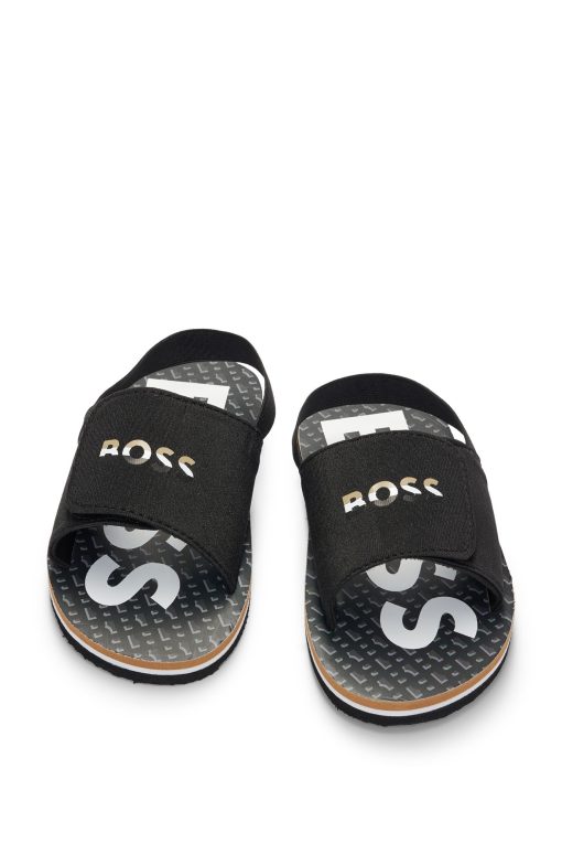 Hugo Boss-Kids' slides with ankle strap and branding-hugo by hugo boss - Image 2