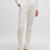 Hugo Boss Pants-High-waisted trousers with a wide leg-boss hugo 4