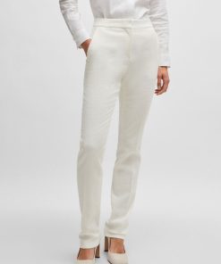 Hugo Boss Pants-Slim-leg trousers-hugo boss store near me