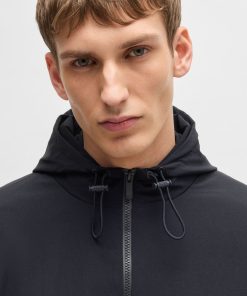 Hugo Boss Sweaters and Cardigans-Softshell jacket with knitted details-hugo 2