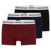 Hugo Boss Underwear-Five-pack of stretch-cotton trunks with logo waistbands-hugo boss store near me 3