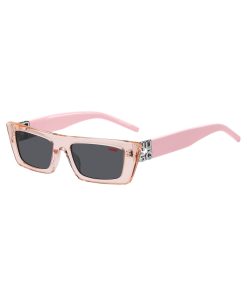 Hugo Boss Eyewear-Pink-acetate sunglasses with 3D monogram-hugo boss sale