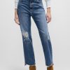 Hugo Boss Pants-Cuffed relaxed-fit cargo jeans in rigid denim-hugoboss 3