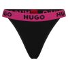 Hugo Boss Underwear, Pajamas, and Socks-Relaxed-fit satin pajamas with contrast piping-hugo boss outlet 3