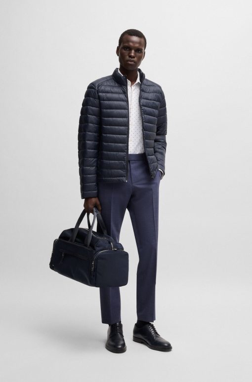 Hugo Boss Jackets and Coats-Water-repellent padded jacket with tonal logo-boss store near me - Image 2