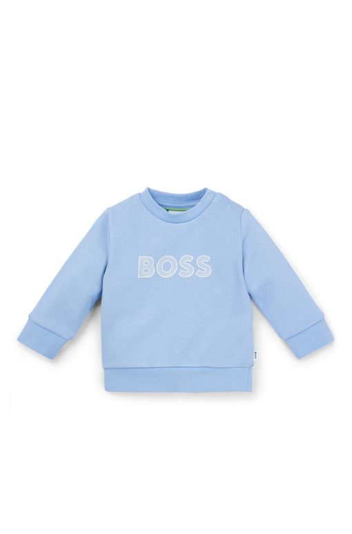 Hugo Boss-Kids' sweatshirt with logo print-boss store