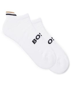 Hugo Boss Socks-Two-pack of ankle socks with logo details-hugo boss sale