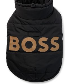 Hugo Boss Dog Accessories-Dog padded jacket with contrast logo-hugo boss store near me