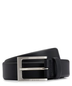 Hugo Boss Belts-Nappa-leather belt with pin buckle-hugoboss