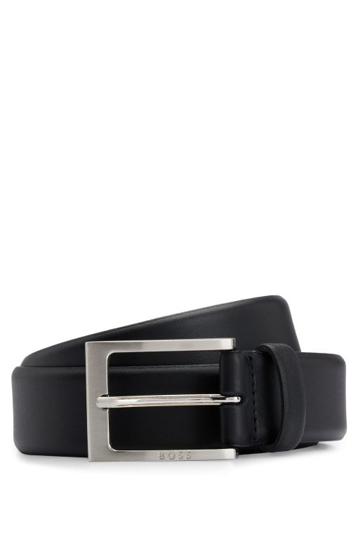 Hugo Boss Belts-Nappa-leather belt with pin buckle-hugoboss