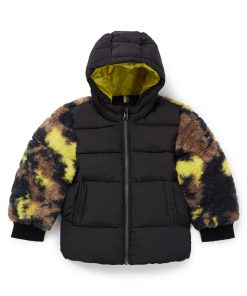 Hugo Boss-Kids’ jacket with camouflage sherpa accents-hugo boss outlet 2