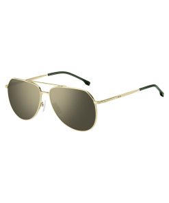 Hugo Boss Eyewear-Gold-tone sunglasses with tubular temples-hugo boss store