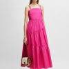 Hugo Boss Dresses-Regular-fit dress with wrap front and button cuffs-hugo boss outlet 4