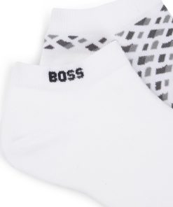 Hugo Boss Socks-Two-pack of ankle socks-boss near me 2