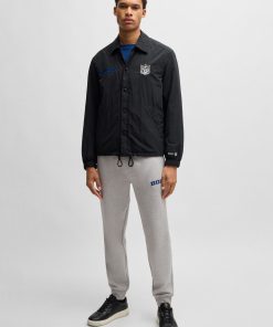 Hugo Boss Jackets and Coats-BOSS x NFL water-repellent jacket with embroidered branding-hugo boss outlet 2