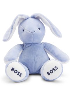 Hugo Boss-Baby faux-fur cuddly toy with embroidered logos-boss store near me