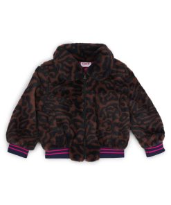 Hugo Boss-Kids’ faux-fur jacket with cheetah print-hugo boss store