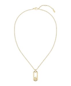 Hugo Boss Jewelry-Gold-tone chain necklace with Double B monogram pendant-hugo boss near me