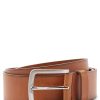 Hugo Boss Belts-Italian-leather belt with logo-engraved buckle-hugo boss store 3