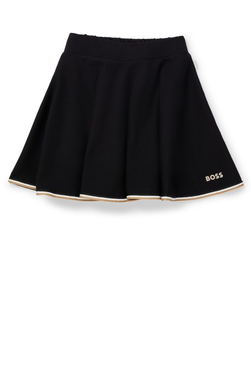 Hugo Boss-Kids' skater skirt with logo print-boss store