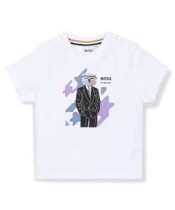 Hugo Boss-Kids’ T-shirt in cotton with new-season artwork-hugo boss store