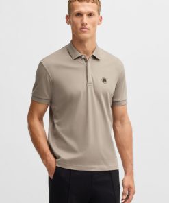 Hugo Boss Polo Shirts-Paddy polo shirt in cooling cotton-hugo boss near me