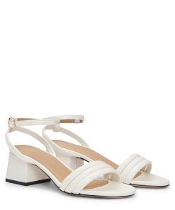 Hugo Boss Sandals-Padded-strap sandals with block heel-boss hugo