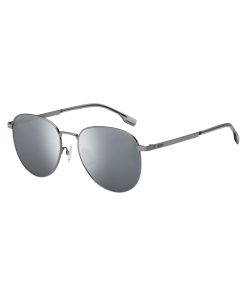 Hugo Boss Eyewear-Steel sunglasses with branded beta-titanium temples-boss store near me