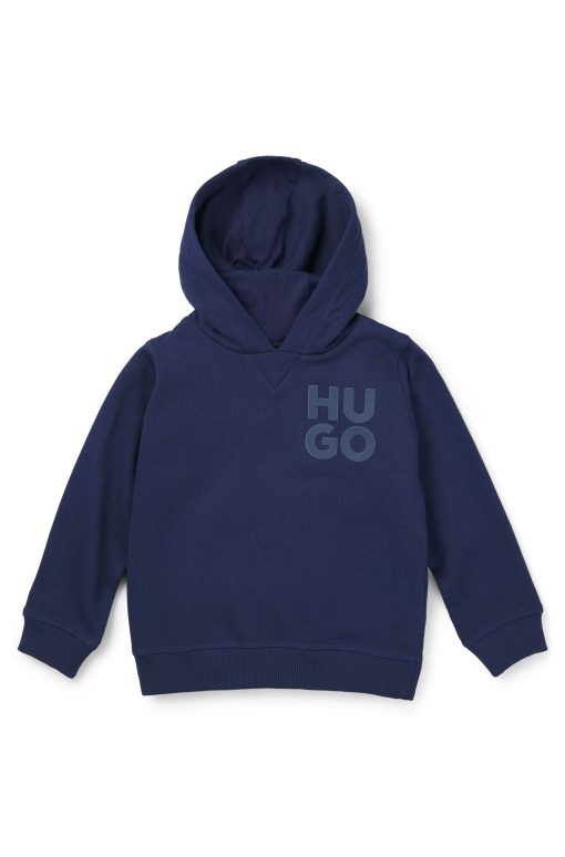 Hugo Boss-Kids' hoodie with stacked logo-boss outlet