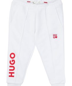 Hugo Boss-Kids’ tracksuit bottoms in French terry with logo details-hugo boss near me