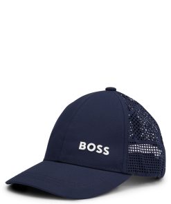 Hugo Boss-Kids’ cap with logo and laser-cut details-boss store near me 2