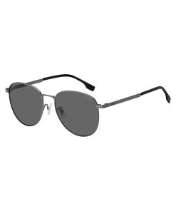 Hugo Boss Eyewear-Steel and beta-titanium sunglasses with black end-tips-hugo boss near me