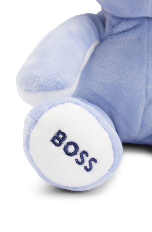 Hugo Boss-Baby faux-fur cuddly toy with embroidered logos-hugo by hugo boss - Image 2