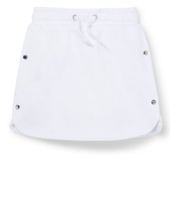 Hugo Boss-Kids’ skirt in cotton with logo-engraved press studs-boss outlet