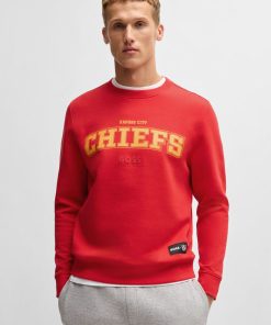 Hugo Boss Tracksuits-BOSS x NFL regular-fit sweatshirt with special branding-hugoboss