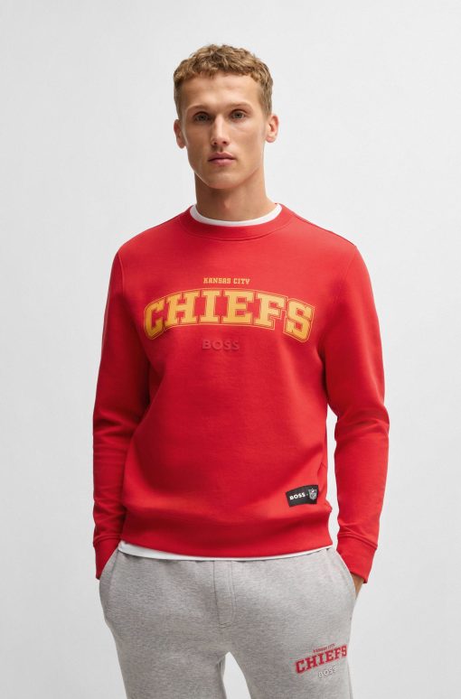 Hugo Boss Tracksuits-BOSS x NFL regular-fit sweatshirt with special branding-hugoboss