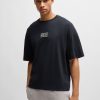 Hugo Boss T-Shirts-BOSS x NFL cotton T-shirt with gold-tone embroidery-boss store near me 3