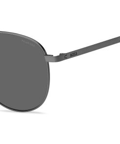 Hugo Boss Eyewear-Steel and beta-titanium sunglasses with black end-tips-hugo boss near me 2