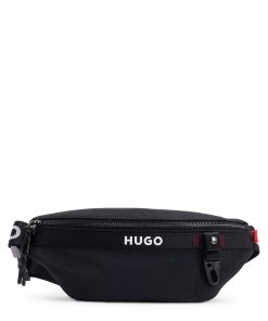 Hugo Boss-Belt bag with contrast logo and adjustable strap-boss store near me