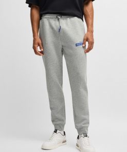 Hugo Boss Sweatshirts and Jogging Pants-BOSS x NFL signature-tape tracksuit bottoms with special branding-hugo boss store