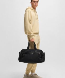 Hugo Boss Bags-Logo-strap holdall with contrast branding-hugo boss outlet 2