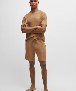 Hugo Boss Underwear-Stretch-jersey pajama shorts with embroidered logo-hugo boss outlet 2