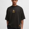 Hugo Boss T-Shirts-BOSS x NFL cotton T-shirt with gold-tone embroidery-boss outlet 3