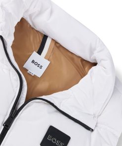 Hugo Boss-Kids’ water-repellent gilet with logo details-hugo by hugo boss