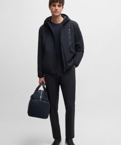 Hugo Boss Jackets and Coats-Water-repellent regular-fit jacket in performance twill-hugoboss 2