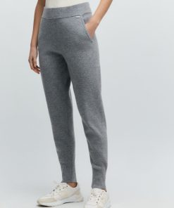 Hugo Boss-Knitted trousers in wool and cashmere-hugo