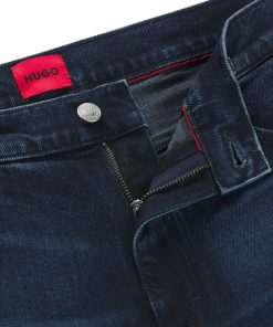 Hugo Boss Pants-Slim-fit jeans in dark-blue stretch denim-hugo boss sale 2