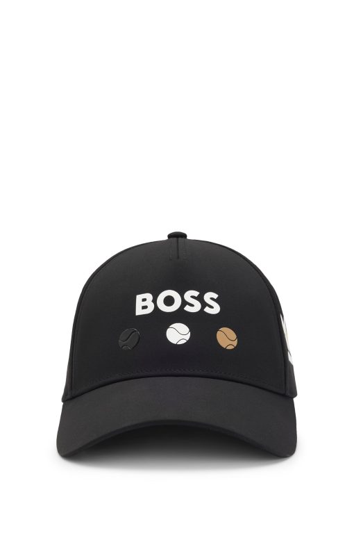 Hugo Boss-Logo-detailed cap in stretch nylon-hugo - Image 2